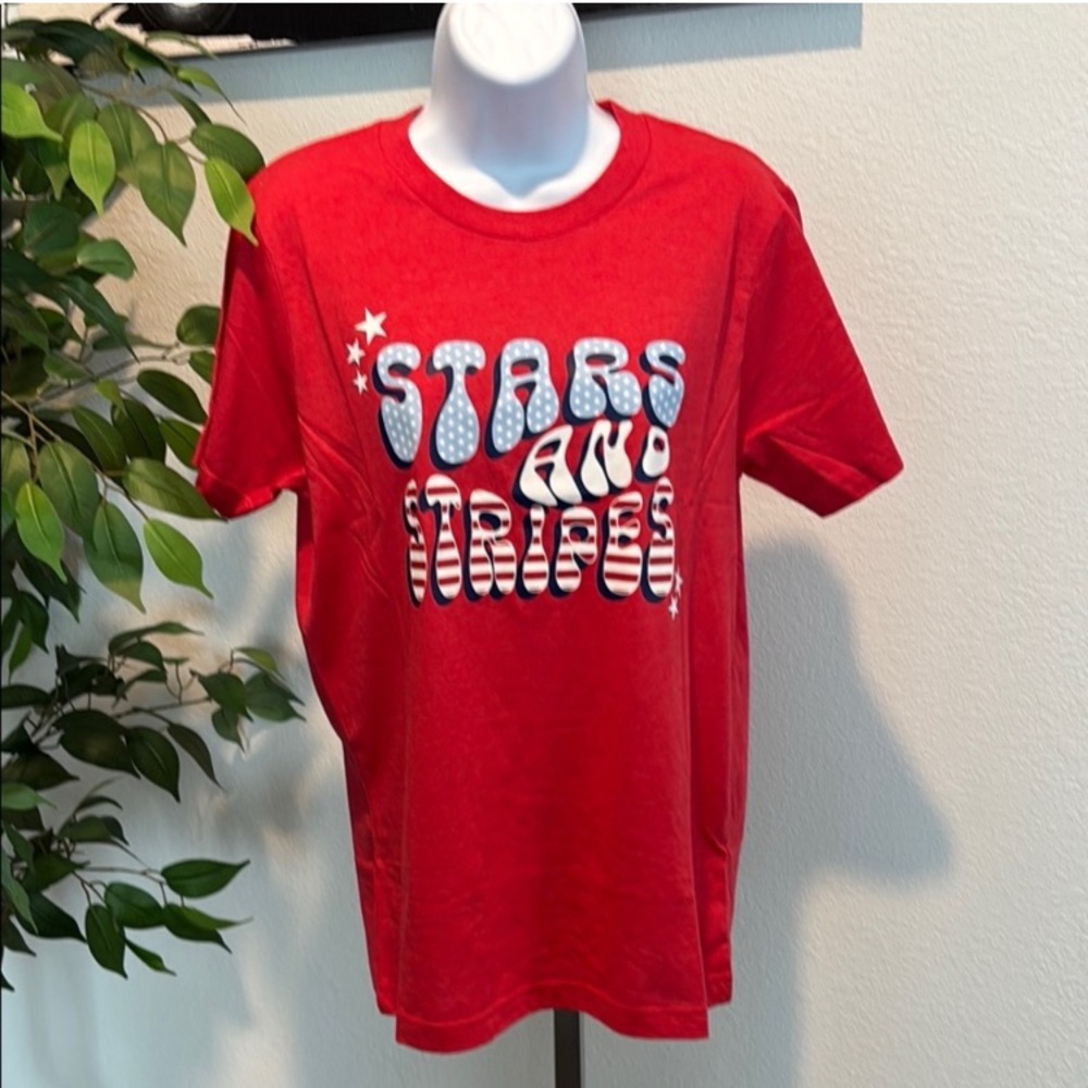 Celebrate It Red Short Sleeve Tee